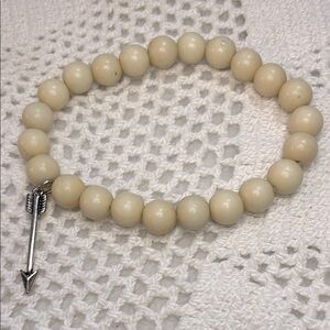 Beaded Bracelet with Arrow Charm